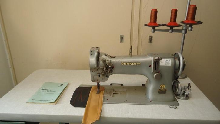 Industrie Naaimachine Durkopp Dubbel naaalds Dubbeltransport, Hobby en Vrije tijd, Naaimachines en Toebehoren, Gebruikt, Naaimachine