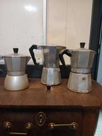 Vintage Italiaanse Moka Pot Koffiezetapparaten - Set van 3, Antiek en Kunst, Ophalen of Verzenden