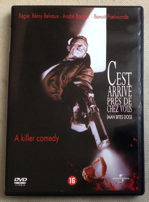 C'est arrivé près de chez vous Man Bites Dog, Cd's en Dvd's, Dvd's | Filmhuis, Zo goed als nieuw, Frankrijk, Vanaf 16 jaar, Verzenden