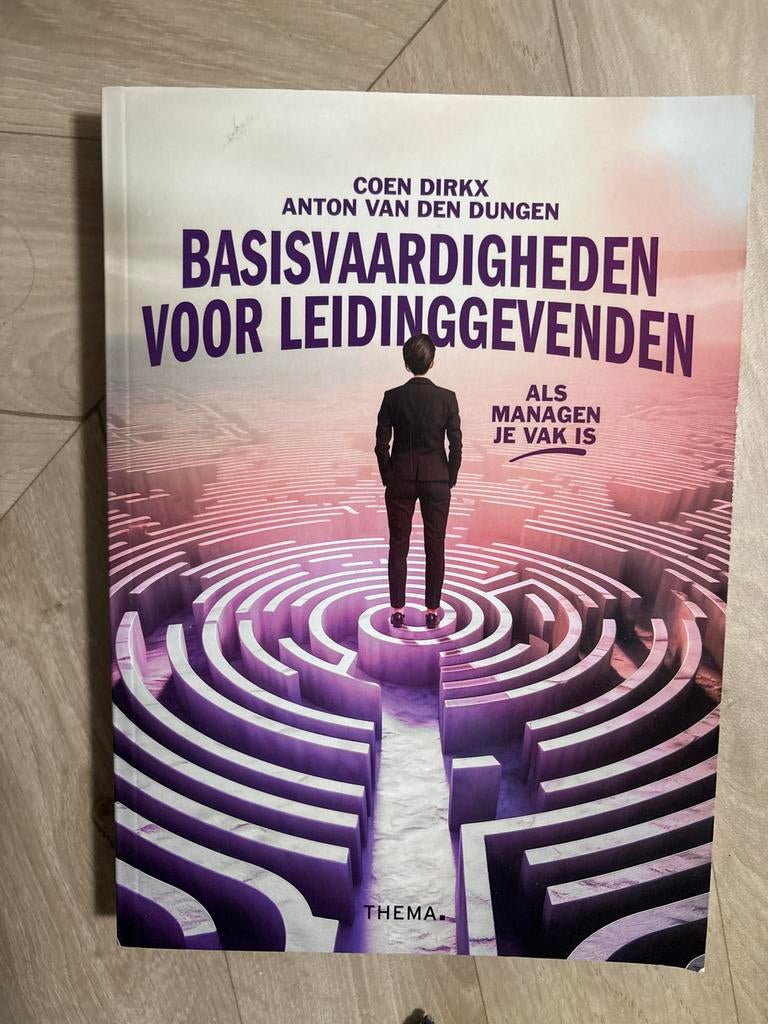 Basisvaardigheden voor Leidinggevenden - Coen Dirkx, Verzenden, Zo goed als nieuw, Management