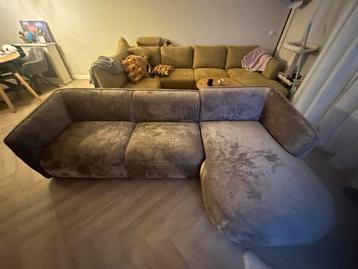 Chaise Longue Bank 3-zits rechts Taupe beschikbaar voor biedingen