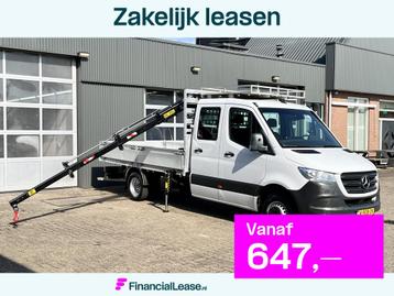 Mercedes-Benz Sprinter 514 2.2 CDI L3 DC Hiab 018 laadkraan  beschikbaar voor biedingen