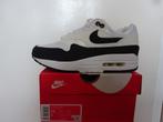 Nike Air Max 1 White/Black Summit White Maat 37.5, Zwart, Nike, Nieuw, Ophalen of Verzenden