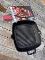 Grillpan gietijzer, NIEUW in doos, Huis en Inrichting, Keuken | Potten en Pannen, Ophalen of Verzenden, Zo goed als nieuw