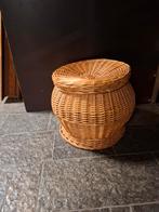 Vintage Rieten Mand - Jaren '70, Ophalen of Verzenden