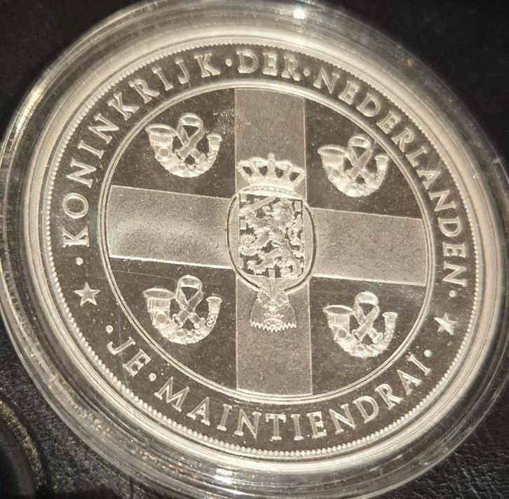 200 jaar koninkrijk der nederlanden herdenkings munten penni, Postzegels en Munten, Munten | Nederland, Ophalen