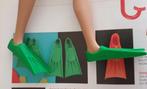 (Barbie) KEN swim fins Mattel 1964 flexibele, Ophalen of Verzenden, Accessoires