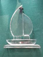 miniatuur zeilschip geslepen glas, Verzamelen, Scheepvaart, Ophalen of Verzenden, Nieuw, Zeilboot, Schaalmodel