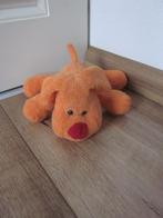 Happy Horse 2005 oranje zacht badstof knuffel hond  hondje, Ophalen of Verzenden, Nieuw, Hond