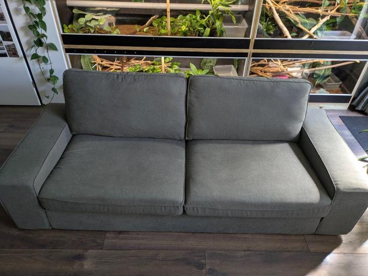 IKEA KIVIK bank, Huis en Inrichting, Banken | Bankstellen, Zo goed als nieuw, Rechte bank, Driepersoons, 200 tot 250 cm, 75 tot 100 cm
