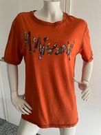 Missoni shirt met leuke opdruk maat s, ., Oranje, Ophalen of Verzenden, Zo goed als nieuw
