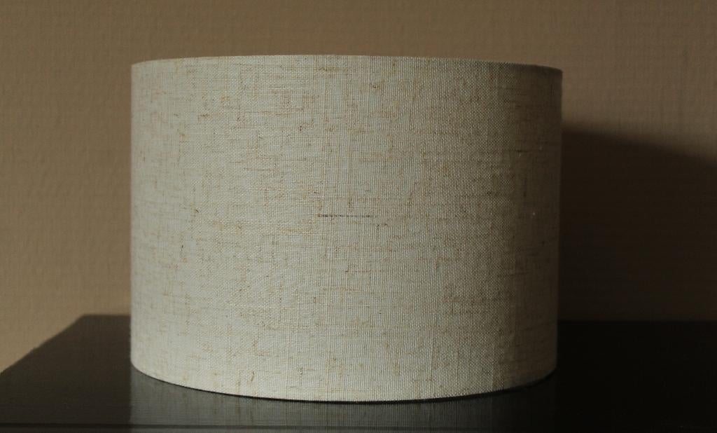 lampenkap, Beige, Rond, Ophalen of Verzenden, Zo goed als nieuw