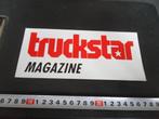 sticker TRUCKSTAR Magazine  XPLB803, Ophalen, Zo goed als nieuw, Sticker