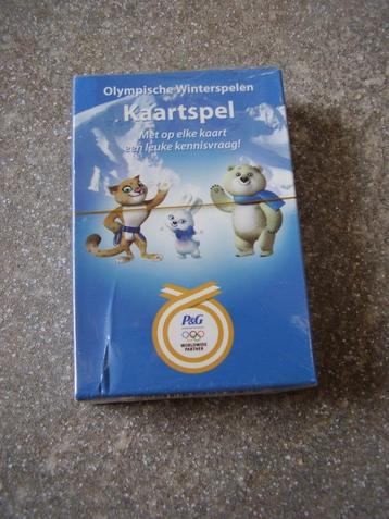 Kaartspel Olympische Winterspelen beschikbaar voor biedingen