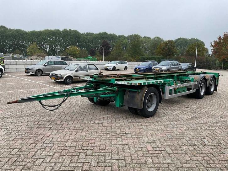 2000 Burg BPA 10-18 ACXXX Container chassis, Auto's, Vrachtwagens, Bedrijf, Aanhangers en Opleggers, Overige brandstoffen, Origineel Nederlands