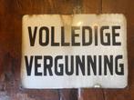 emaille volledige vergunning, Ophalen of Verzenden