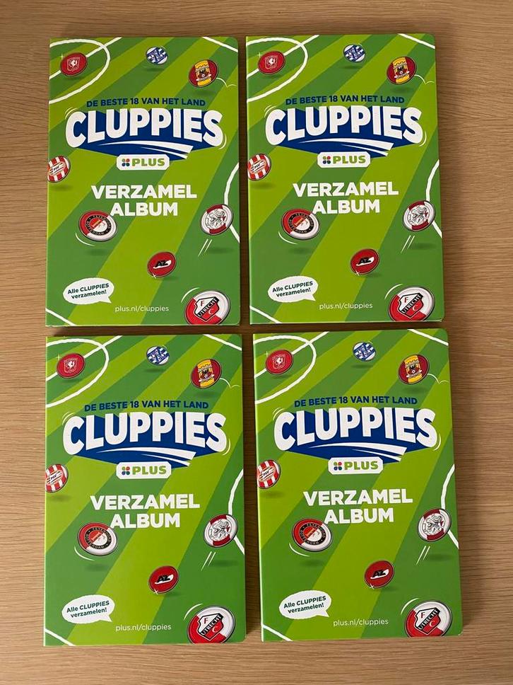 4 complete VOETBAL cluppies verzamelboeken, Verzamelen, Sportartikelen en Voetbal, Nieuw, Ophalen of Verzenden