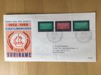FDC Suriname 1966, Postzegels en Munten, Postzegels | Eerstedagenveloppen, Ophalen of Verzenden, Beschreven, Rest van de wereld