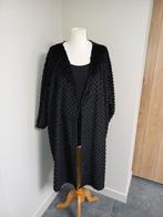 vest fleece zwart 46 48 50 52 54 56 58 60 62 64, Ophalen of Verzenden, Nieuw, Zwart, Trui of Vest