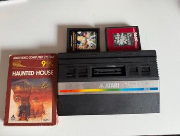 Atari 2600 jr met 3 games beschikbaar voor biedingen