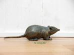 126* Bronzen veldmuis (Boven €75 geen verzendkosten), Ophalen of Verzenden, Nieuw, Overige materialen, Dierenbeeld