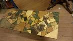 Te koop: Prachtige vintage marmeren terrazzo salontafel met, Ophalen