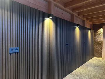 Houtlook wandpanelen, gevelbekleding van composiet. Rhombus  beschikbaar voor biedingen