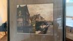 Gezicht op Brugge door Affred van Neste, Antiek en Kunst, Kunst | Schilderijen | Klassiek, Ophalen