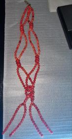 Rode koraal ketting, Gebruikt, Ophalen of Verzenden, Steen of Mineraal, Met edelsteen