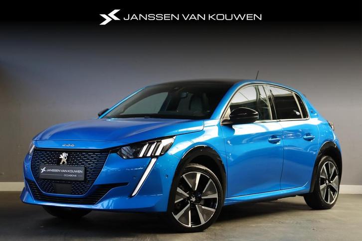 Peugeot e-208 EV GT 350 50 kWh Panoramadak Stoelverwarming N, Auto's, Peugeot, Bedrijf, Te koop, ABS, Achteruitrijcamera, Adaptive Cruise Control