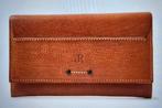 dR Amsterdam leren overslagportemonnee  17x9cm, Sieraden, Tassen en Uiterlijk, Portemonnees, Ophalen of Verzenden, Nieuw, Bruin