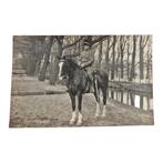 Nederlandse foto Huzaar met paard (Den Haag), Verzamelen, 2288CL, Info@dbmmilitaria.nl, Ophalen of Verzenden, DBM militaria