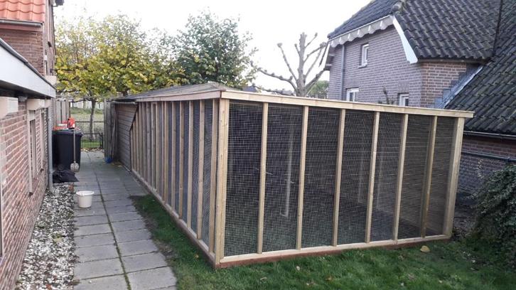 KATTENREN OP MAAT - 🪚🔨🪛van hout en sterk gaas  🐈‍⬛, Dieren en Toebehoren, Katten-accessoires, Nieuw, Ophalen
