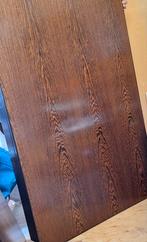 Vintage Wenge Eettafel Jaren 50 met Verlengstuk, Ophalen, Gebruikt, 100 tot 150 cm, Vintage