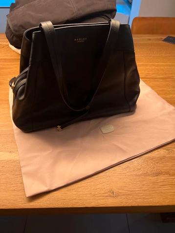 Radley London Zwarte Leren Handtas - Nieuw! beschikbaar voor biedingen