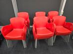 Rode Kunststof Stoelen - Set van 25, Gebruikt, Ophalen of Verzenden, Modern, Rood