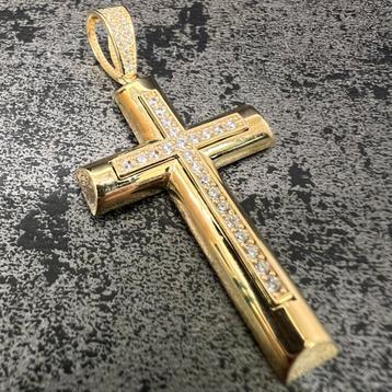 14 karaat gouden kruis hanger nieuw italy beschikbaar voor biedingen