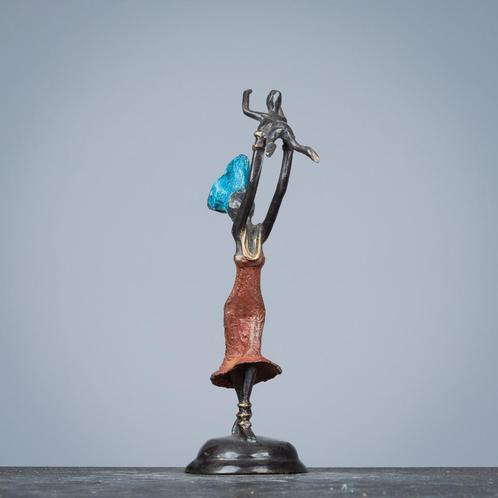 Moeder en kind beeld van brons, Antiek en Kunst, Curiosa en Brocante, Ophalen of Verzenden