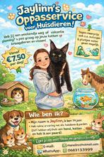 Dierenoppas aangeboden! Vlaardingen/Schiedam/Maassluis., Dieren en Toebehoren, Overige Dieren, Oktober, Meerdere dieren