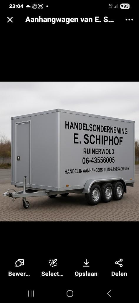 Reclame aanhanger en diverse andere aanhanger 's, Auto diversen, Aanhangers en Bagagewagens, Gebruikt, Ophalen
