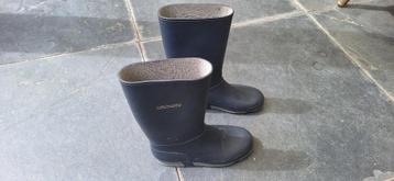 Regenlaarzen, maat 33, blauw, merk Dunlop beschikbaar voor biedingen