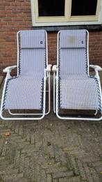 Twee tuinstoelen, Ophalen, Gebruikt, Kunststof, Inklapbaar