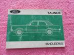Handleiding Ford Taunus, Ophalen of Verzenden