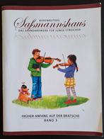 VIOOL - SAbMANNSHAUS - Früher Anfang auf der Bratsche Band 3, Gebruikt, Overige genres, Overige soorten, Ophalen of Verzenden