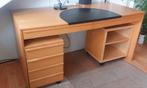 Ikea Bureau, Ladenblok, Opzetblok & Stoel - ZGAN, Huis en Inrichting, Ophalen, Met wielen, Zo goed als nieuw, Bureau
