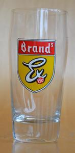 Zeldzaam bierglas Brand 's Ex'60, Ophalen of Verzenden, Zo goed als nieuw, Glas of Glazen, Brand