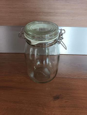 Ikea glazen weckpot glas weck bewaar pot 23241 bewaarpot beschikbaar voor biedingen