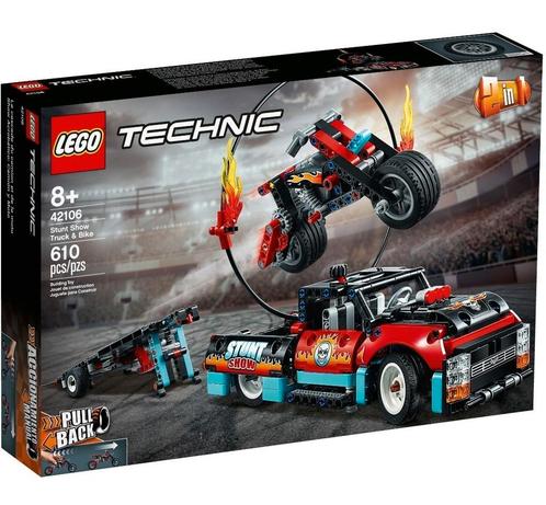 LEGO 42106 TECHNIC - Truck en motor voor stuntshow (sealed), Kinderen en Baby's, Speelgoed | Duplo en Lego, Nieuw, Lego, Complete set