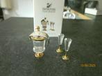 Swarovski memories champage fles met koeler en glazen, incl, Ophalen of Verzenden, Nieuw, Figuurtje