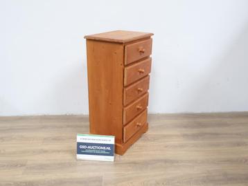 Houten Ladenkastje met 5-Lades